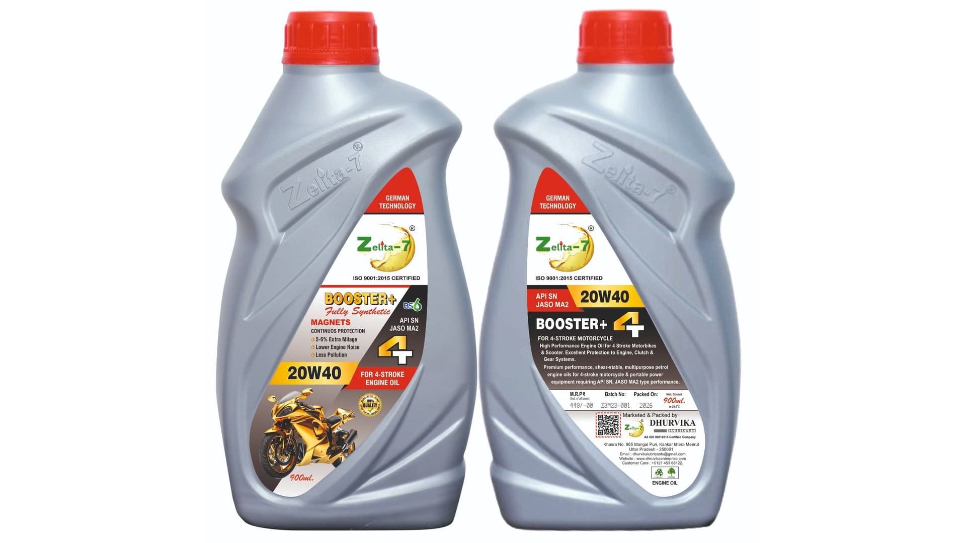Zelita-7 Booster+ 4T 20W-40 4-Stroke Engine Oil