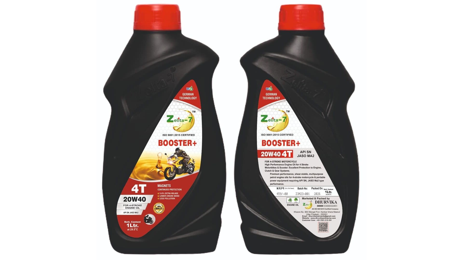 Zelita-7 Booster+ 4T 20W-40 4-Stroke Engine Oil